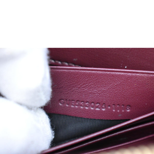 YVES SAINT LAURENT Sunset Mini Leather Crossbody Bag Rouge Legion