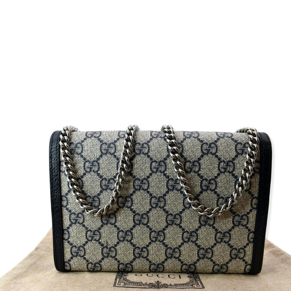 GUCCI Dionysus GG Supreme Crossbody Chain Wallet Beige 401231