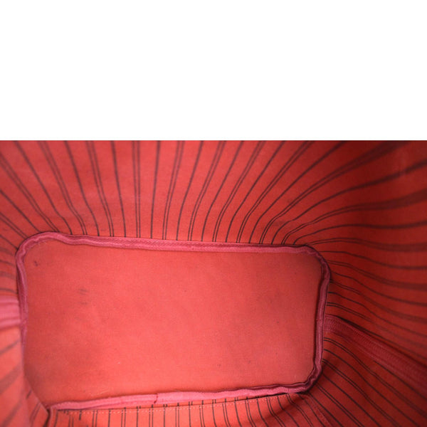 LOUIS VUITTON Neverfull MM Monogram Canvas Tote Bag Brown