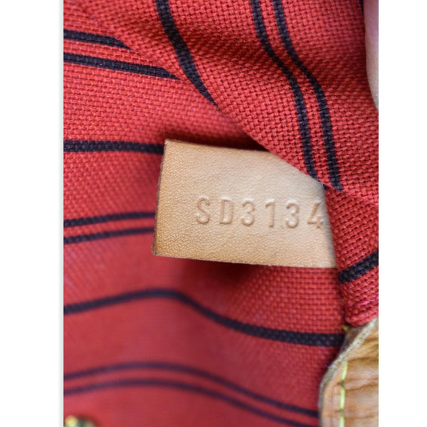 LOUIS VUITTON Neverfull MM Monogram Canvas Tote Bag Brown