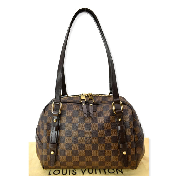 LOUIS VUITTON Rivington PM Damier Ebene Shoulder Bag Brown