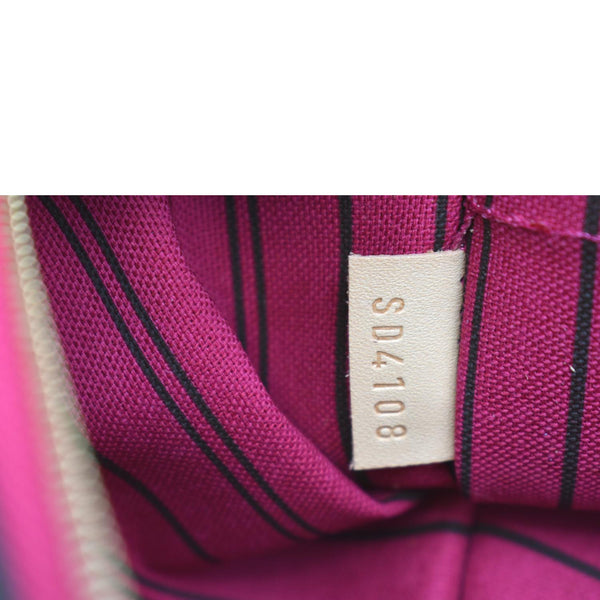 LOUIS VUITTON Neverfull Monogram Canvas Pochette Wristlet Pouch Brown