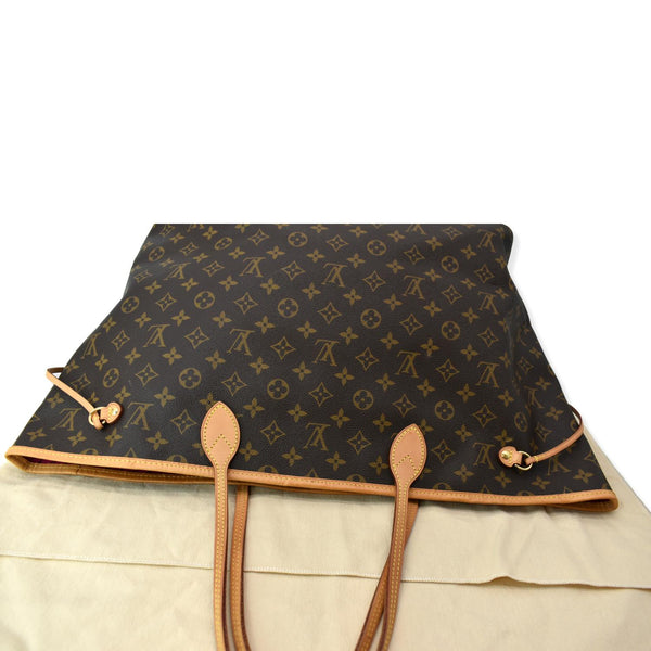 LOUIS VUITTON Neverfull GM Monogram Canvas Tote Bag Brown