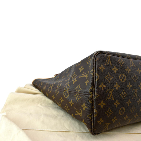 LOUIS VUITTON Neverfull GM Monogram Canvas Tote Bag Brown