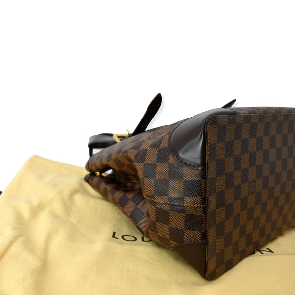 LOUIS VUITTON Hampstead MM Damier Ebene Shoulder Bag Brown