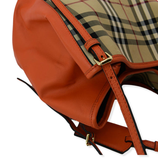 BURBERRY Canterbury Haymarket Check Tote Bag Multicolor