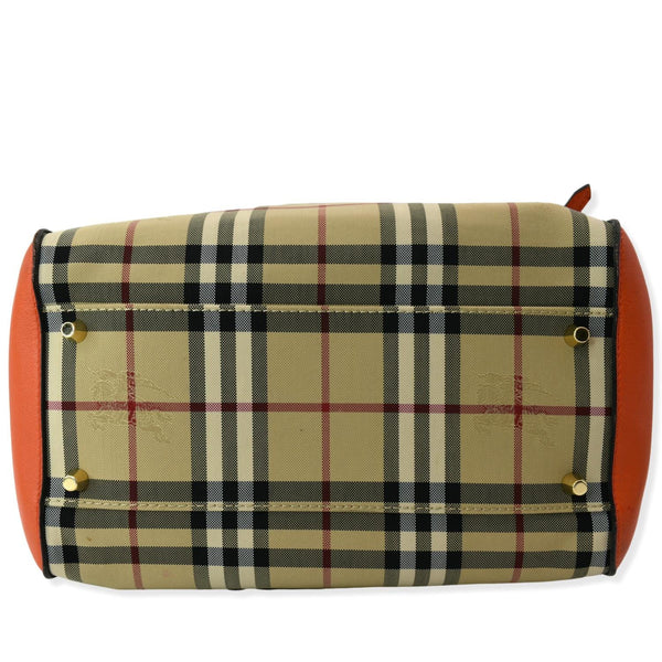 BURBERRY Canterbury Haymarket Check Tote Bag Multicolor