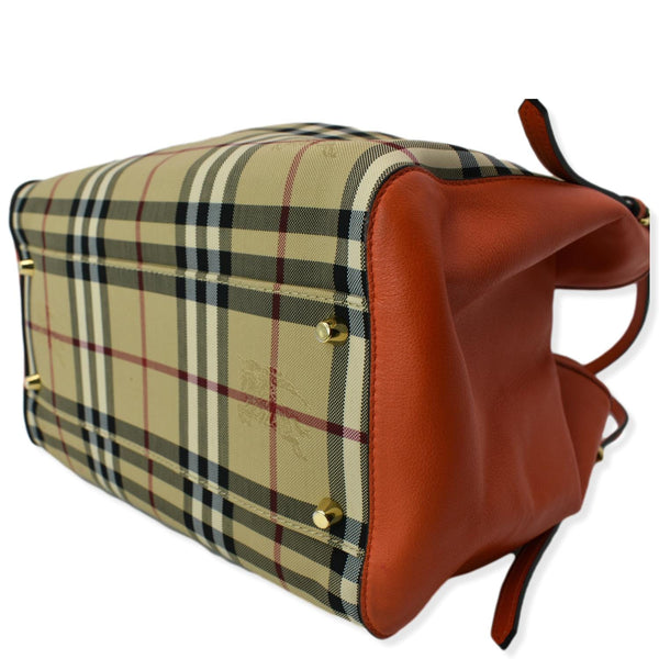BURBERRY Canterbury Haymarket Check Tote Bag Multicolor
