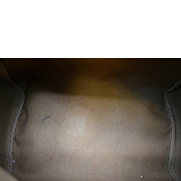 LOUIS VUITTON Speedy 35 Monogram Canvas Satchel Bag Brown