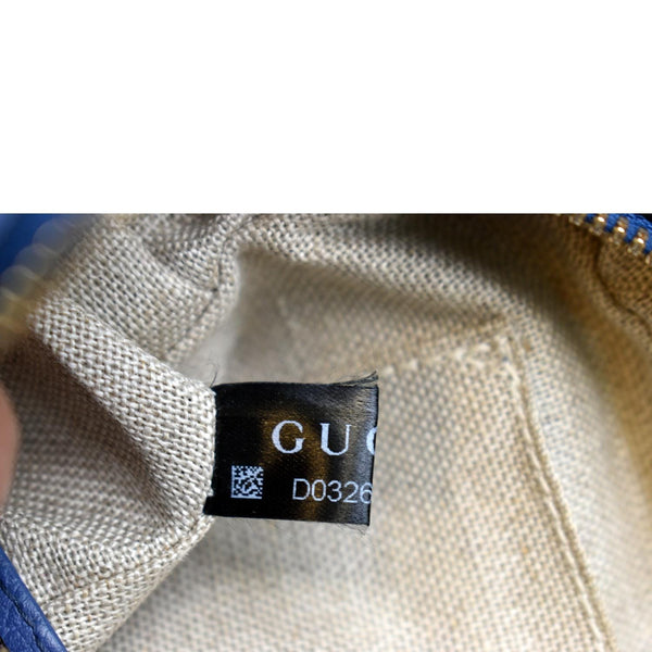GUCCI Bree GG Canvas Leather Crossbody Bag Beige 449413