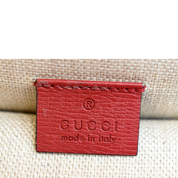 GUCCI Dionysus Floral Blooms Leather Shoulder Bag Red 400235