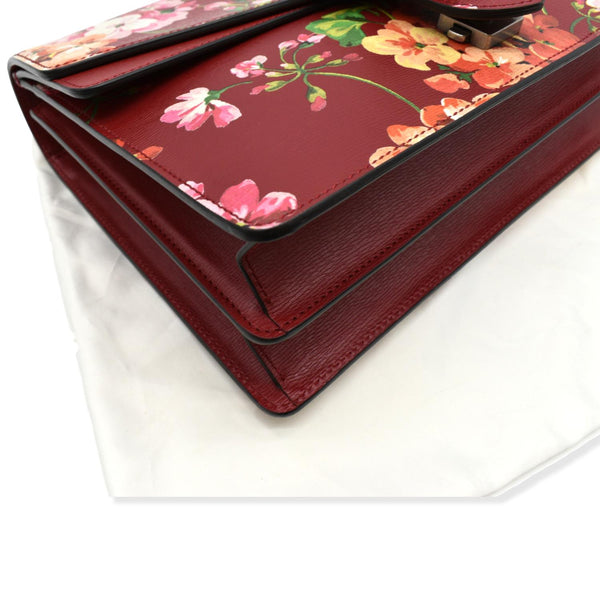 GUCCI Dionysus Floral Blooms Leather Shoulder Bag Red 400235