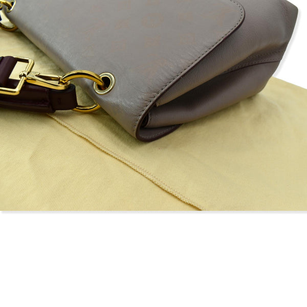 LOUIS VUITTON Very One Handle Calfskin Monogram Shoulder Bag Mauve