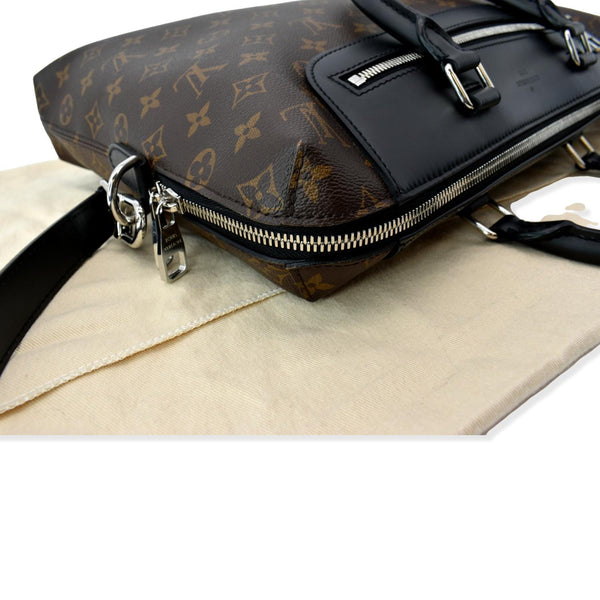 LOUIS VUITTON Porte-Documents Jour Monogram Macassar Briefcase Bag