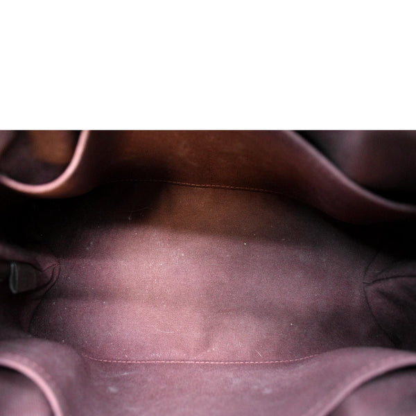 LOUIS VUITTON Rivoli PM Monogram Canvas Shoulder Bag Brown