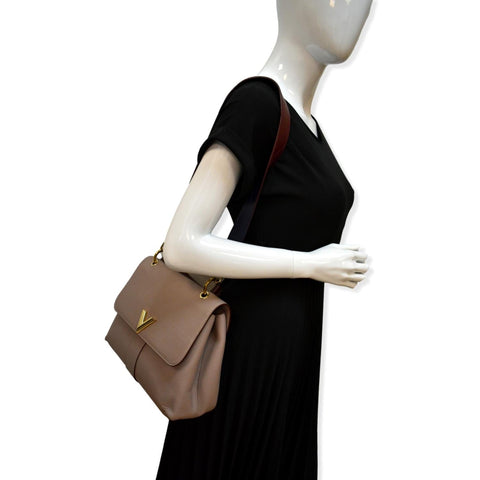 LOUIS VUITTON Very One Handle Calfskin Monogram Shoulder Bag Mauve