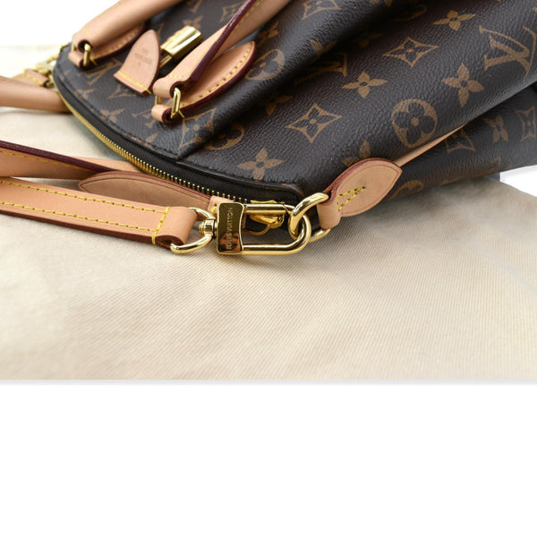 LOUIS VUITTON Rivoli PM Monogram Canvas Shoulder Bag Brown