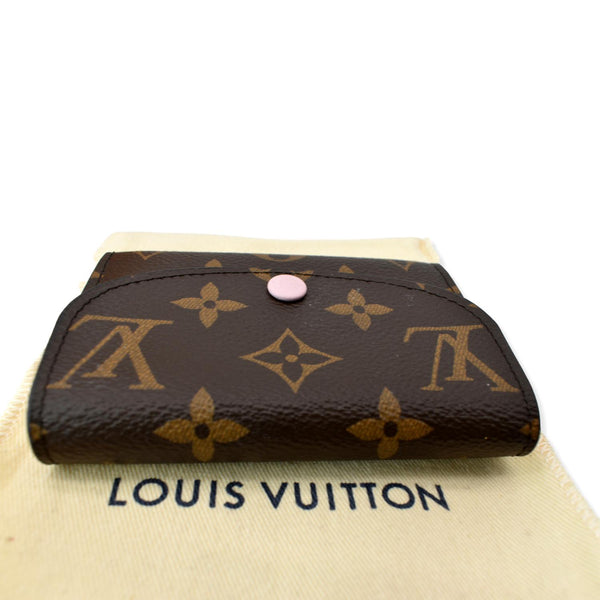LOUIS VUITTON Rosalie Monogram Canvas Coin Wallet Rose Ballerine