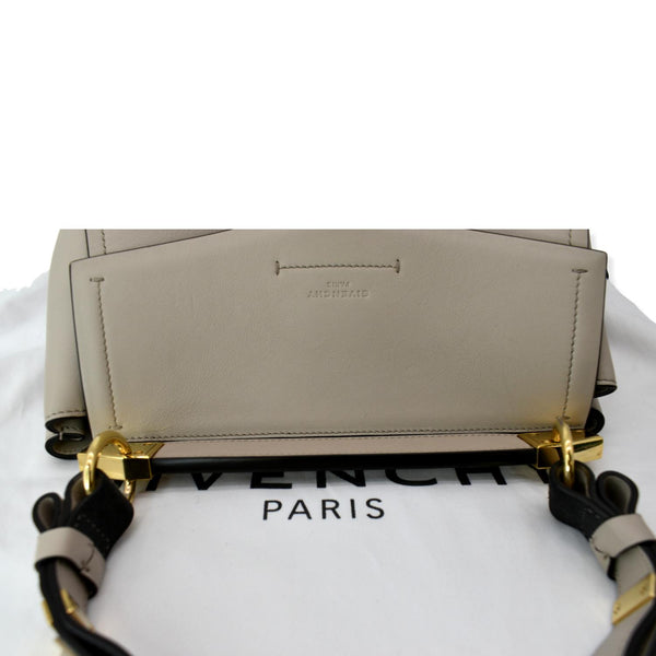 Givenchy Mystic Small Leather Top Handle Shoulder Bag White