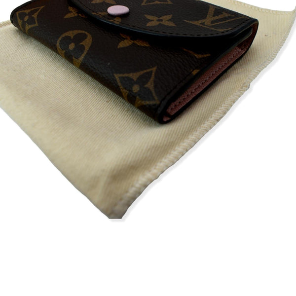 LOUIS VUITTON Rosalie Monogram Canvas Coin Wallet Rose Ballerine