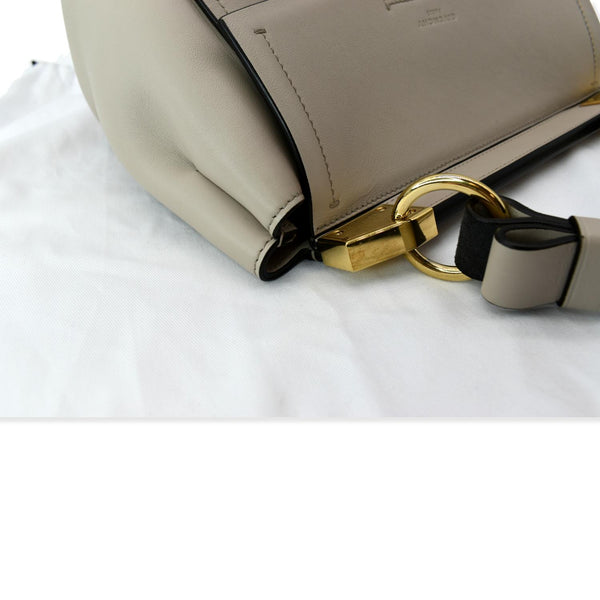 Givenchy Mystic Small Leather Top Handle Shoulder Bag White
