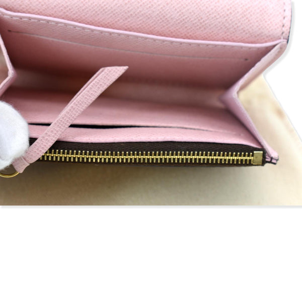 LOUIS VUITTON Rosalie Monogram Canvas Coin Wallet Rose Ballerine