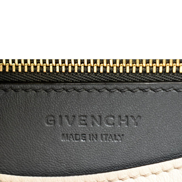 Givenchy Mystic Small Leather Top Handle Shoulder Bag White