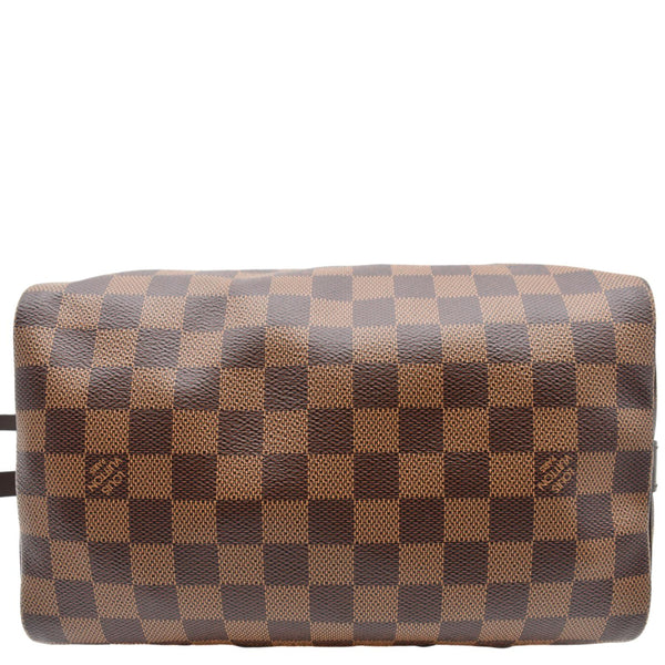 LOUIS VUITTON Speedy 25 Bandouliere Damier Ebene Shoulder Bag Brown