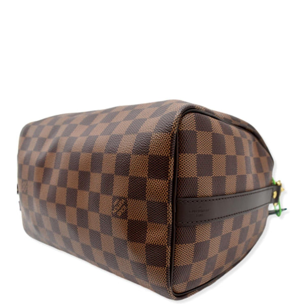 LOUIS VUITTON Speedy 25 Bandouliere Damier Ebene Shoulder Bag Brown