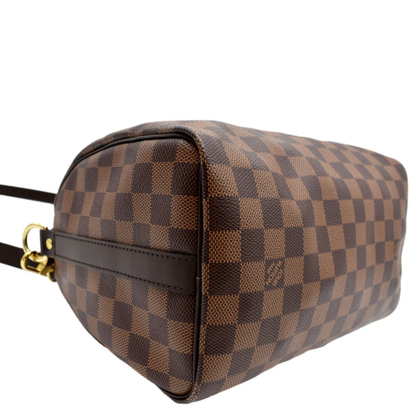 LOUIS VUITTON Speedy 25 Bandouliere Damier Ebene Shoulder Bag Brown