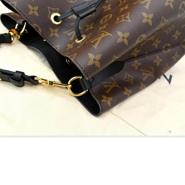 LOUIS VUITTON NeoNoe MM Monogram Canvas Shoulder Bag Brown