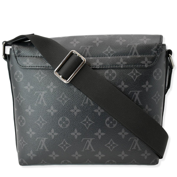 LOUIS VUITTON District PM Monogram Eclipse Messenger Bag Black