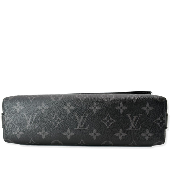 LOUIS VUITTON District PM Monogram Eclipse Messenger Bag Black