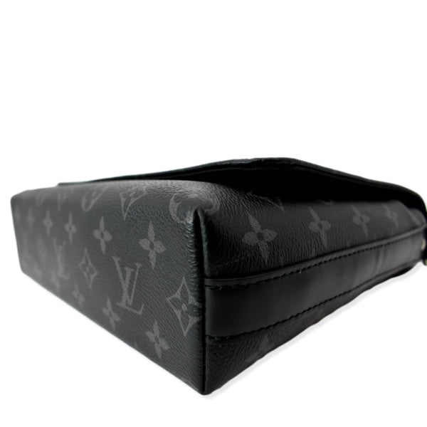 LOUIS VUITTON District PM Monogram Eclipse Messenger Bag Black