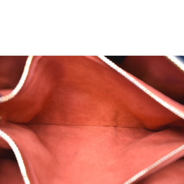 LOUIS VUITTON Coussin BB Monogram Embossed Leather Shoulder Bag Black