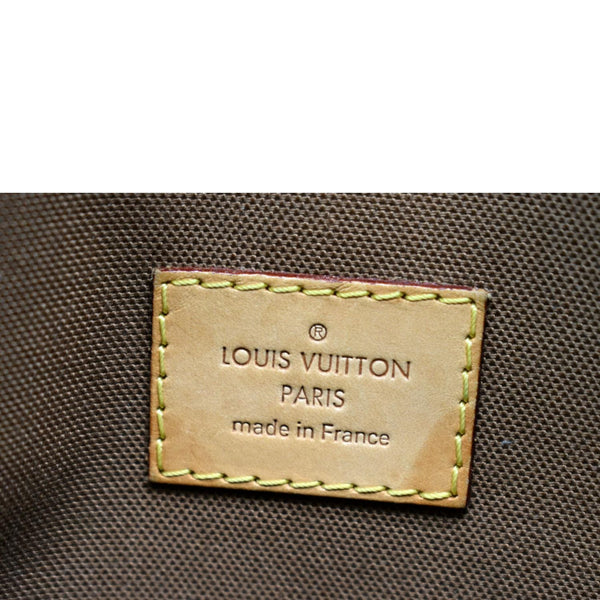 LOUIS VUITTON Odeon MM Monogram Coated Canvas Shoulder Bag Brown