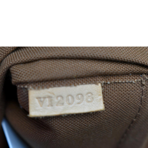 LOUIS VUITTON Odeon MM Monogram Coated Canvas Shoulder Bag Brown