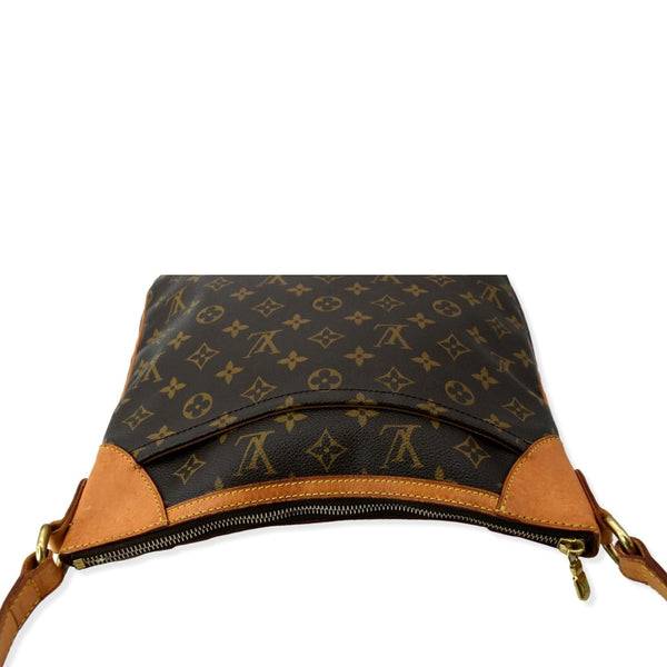 LOUIS VUITTON Odeon MM Monogram Coated Canvas Shoulder Bag Brown