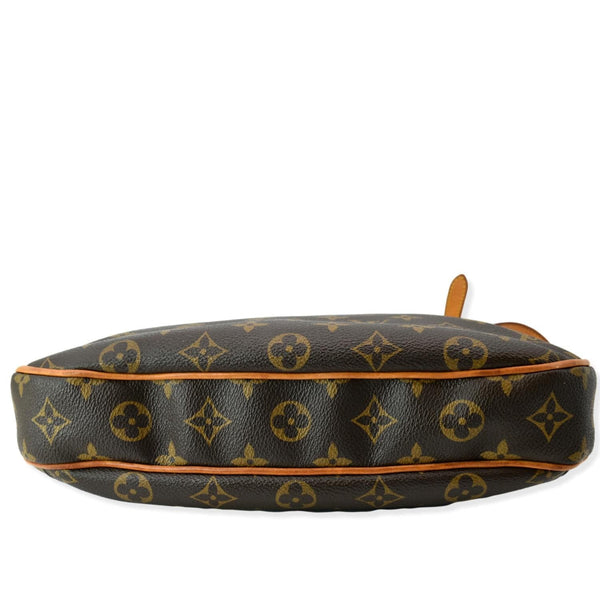 LOUIS VUITTON Odeon MM Monogram Coated Canvas Shoulder Bag Brown