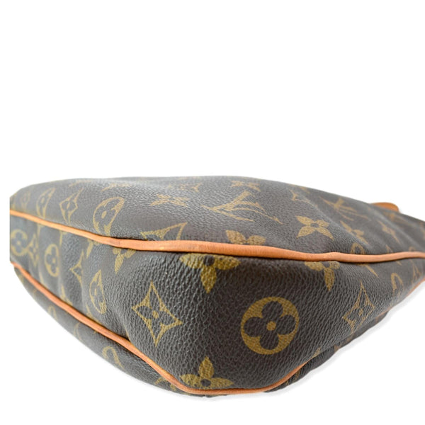 LOUIS VUITTON Odeon MM Monogram Coated Canvas Shoulder Bag Brown