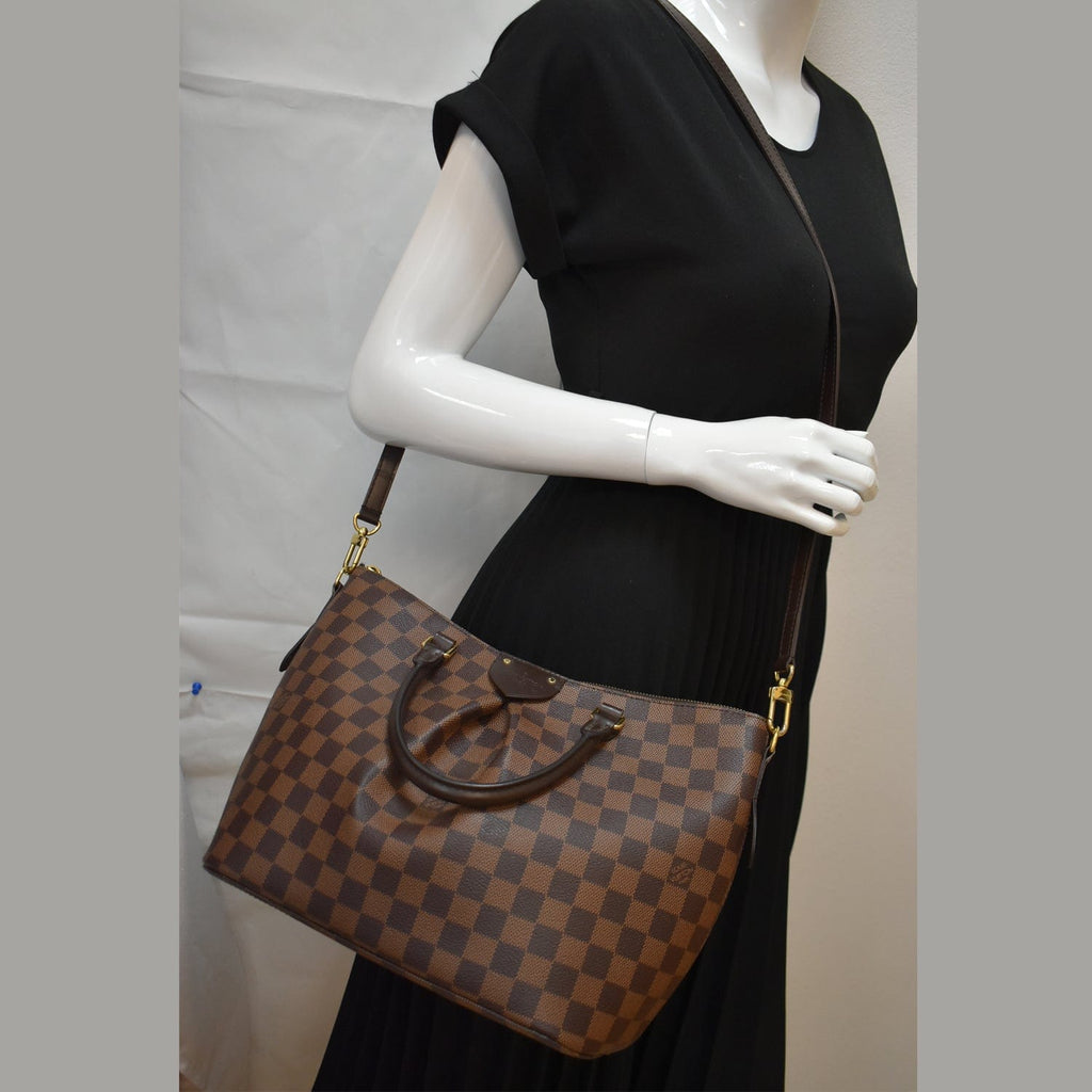 Louis Vuitton Siena Handbag Damier PM Brown 22479773