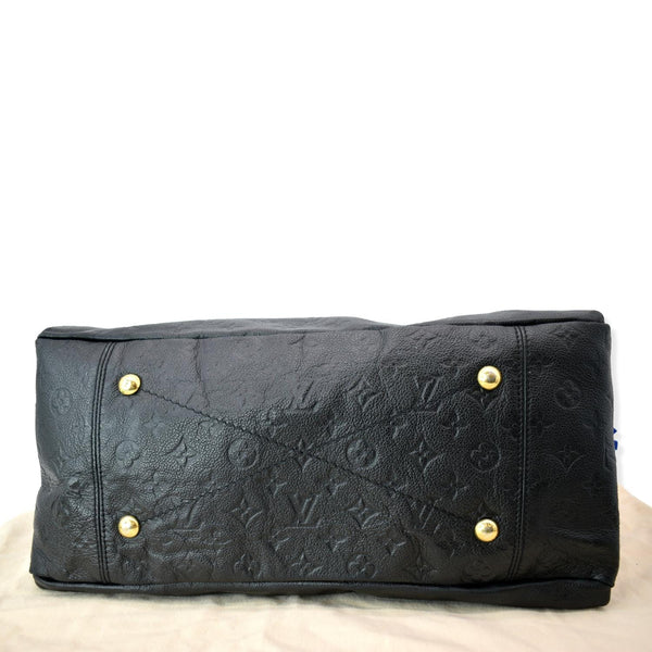 LOUIS VUITTON Artsy MM Empreinte Leather Shoulder Bag Black