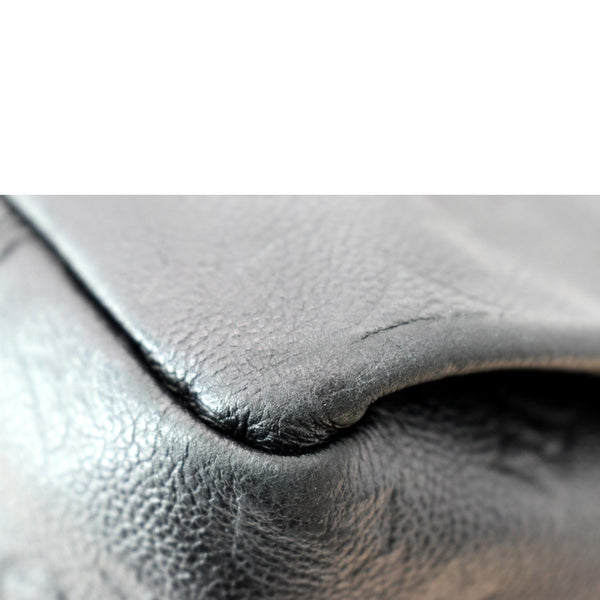 LOUIS VUITTON Artsy MM Empreinte Leather Shoulder Bag Black