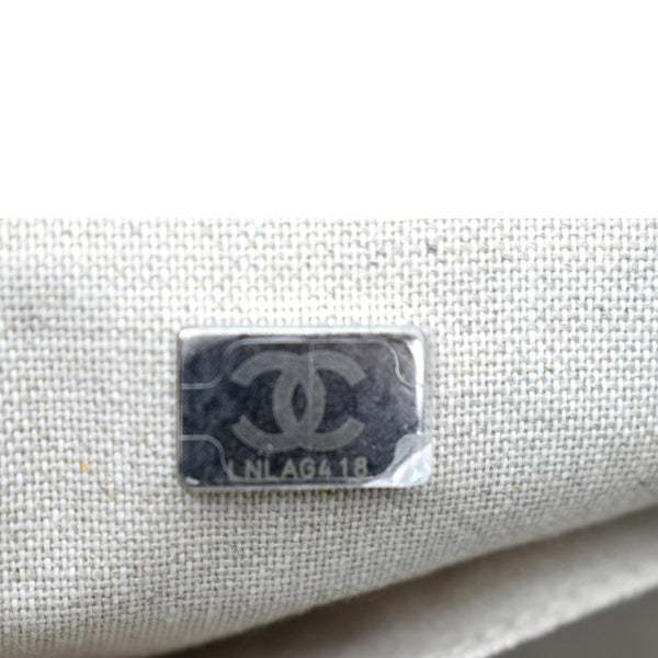 CHANEL Deauville Shopping Tote Bag Black