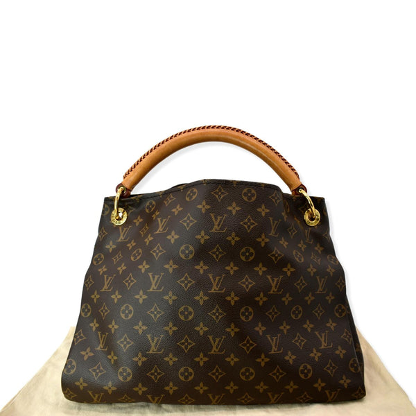 LOUIS VUITTON Artsy MM Monogram Canvas Hobo Bag Brown