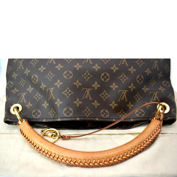 LOUIS VUITTON Artsy MM Monogram Canvas Hobo Bag Brown