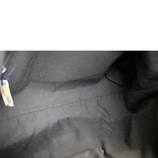 GUCCI GG Canvas Shopping Tote Bag Black 327793