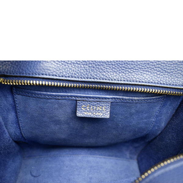 Celine Nano Luggage Smooth Leather Tote Crossbody Bag - Made In Italy