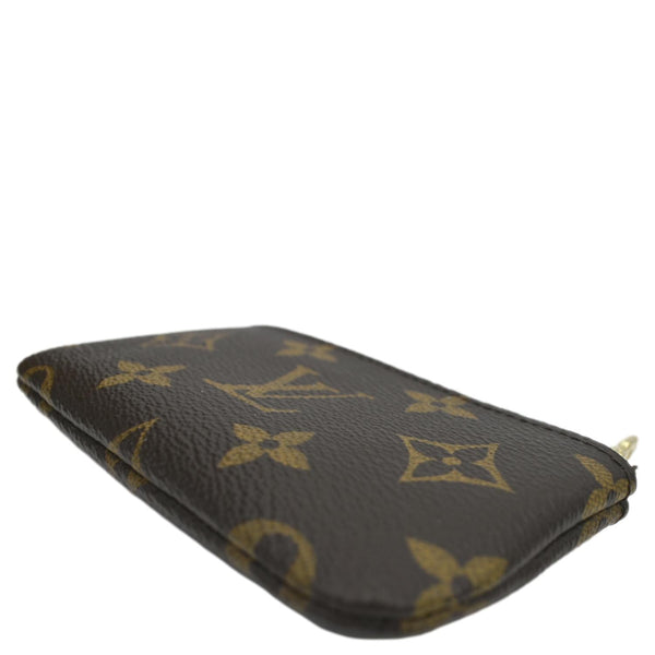 LOUIS VUITTON Key Coin Pouch Monogram Canvas Brown