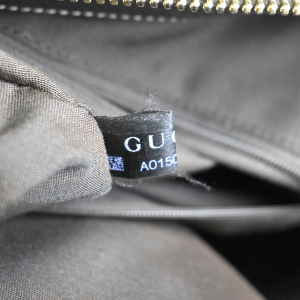 GUCCI GG Canvas Shopping Tote Bag Black 327793